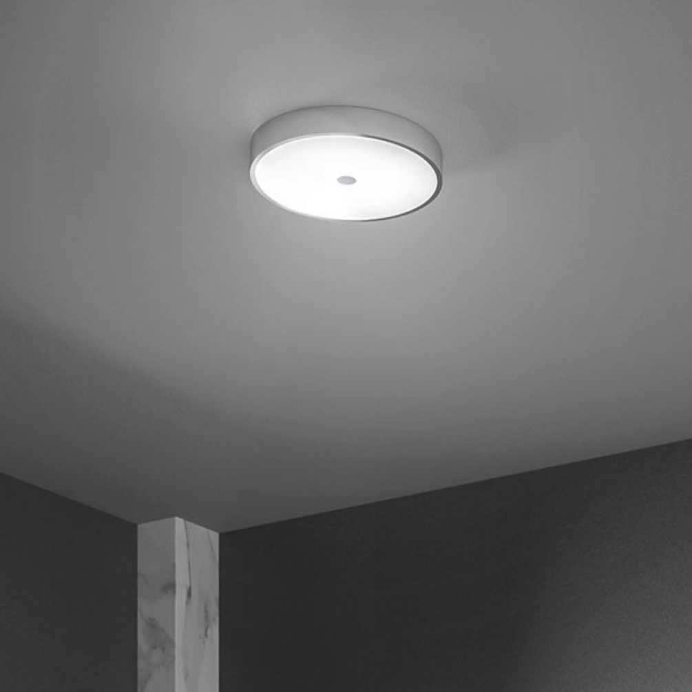 Close up product lifestyle image of the HIB Lumen LED Ceiling Light